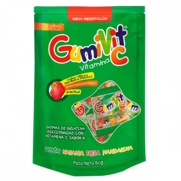 GUMIVIT VITAMINA C EN GOMAS*48