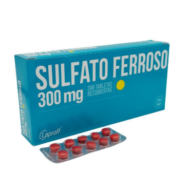 SULFATO FERROSO 300MG...