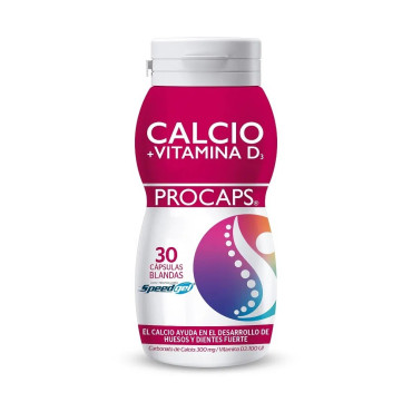 CALCIO 300MG + VITAM D3 *30...